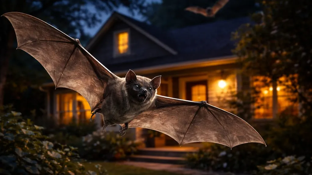 Waarom vleermuizen 's nachts rond je huis een goed teken zijn