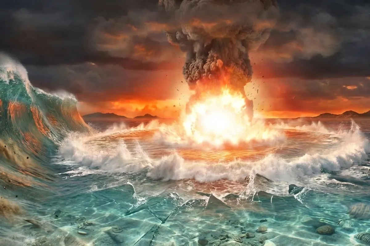 Asteroïde sloeg in de Noordzee in en veroorzaakte een verwoestende tsunami